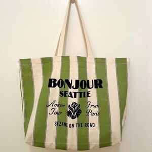 Sézane Bonjour Seattle Tote Bag